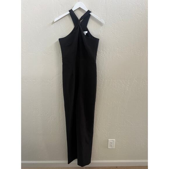 NEW $358 Revolve LIKELY Black Halter Avie Jumpsuit - Picture 6 of 10